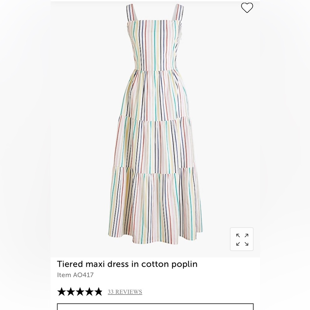 J Crew size 14 rainbow stripe dress EUC